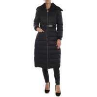 Geci de iarna Black Down Jacket With Knitted Details Femei
