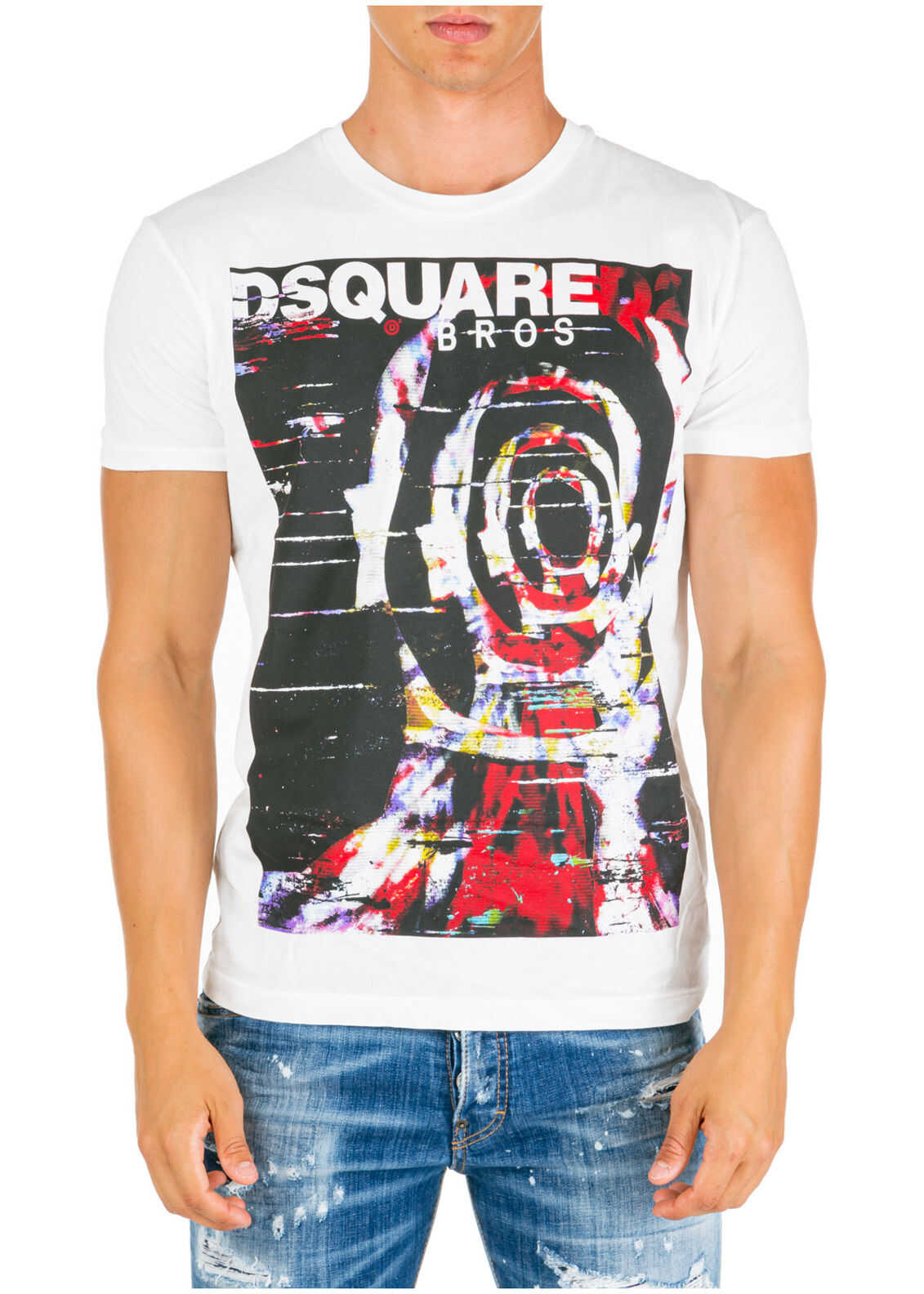 DSQUARED2 Psychedelic Bros White