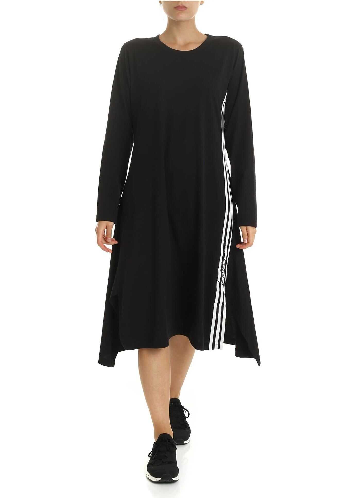 Y-3 Signt Dress In Black Black