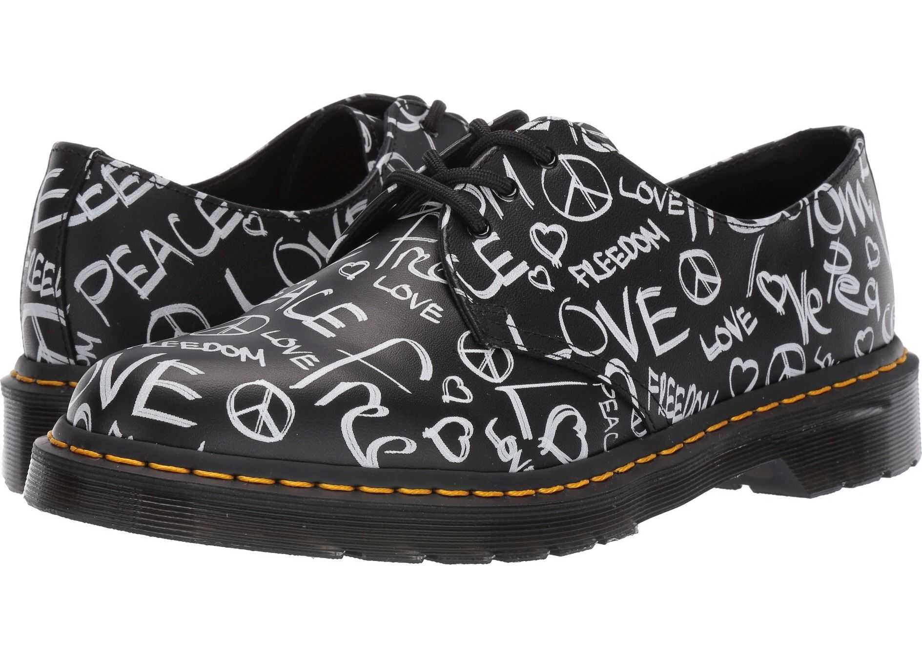 Dr. Martens 1461 Script Black/White