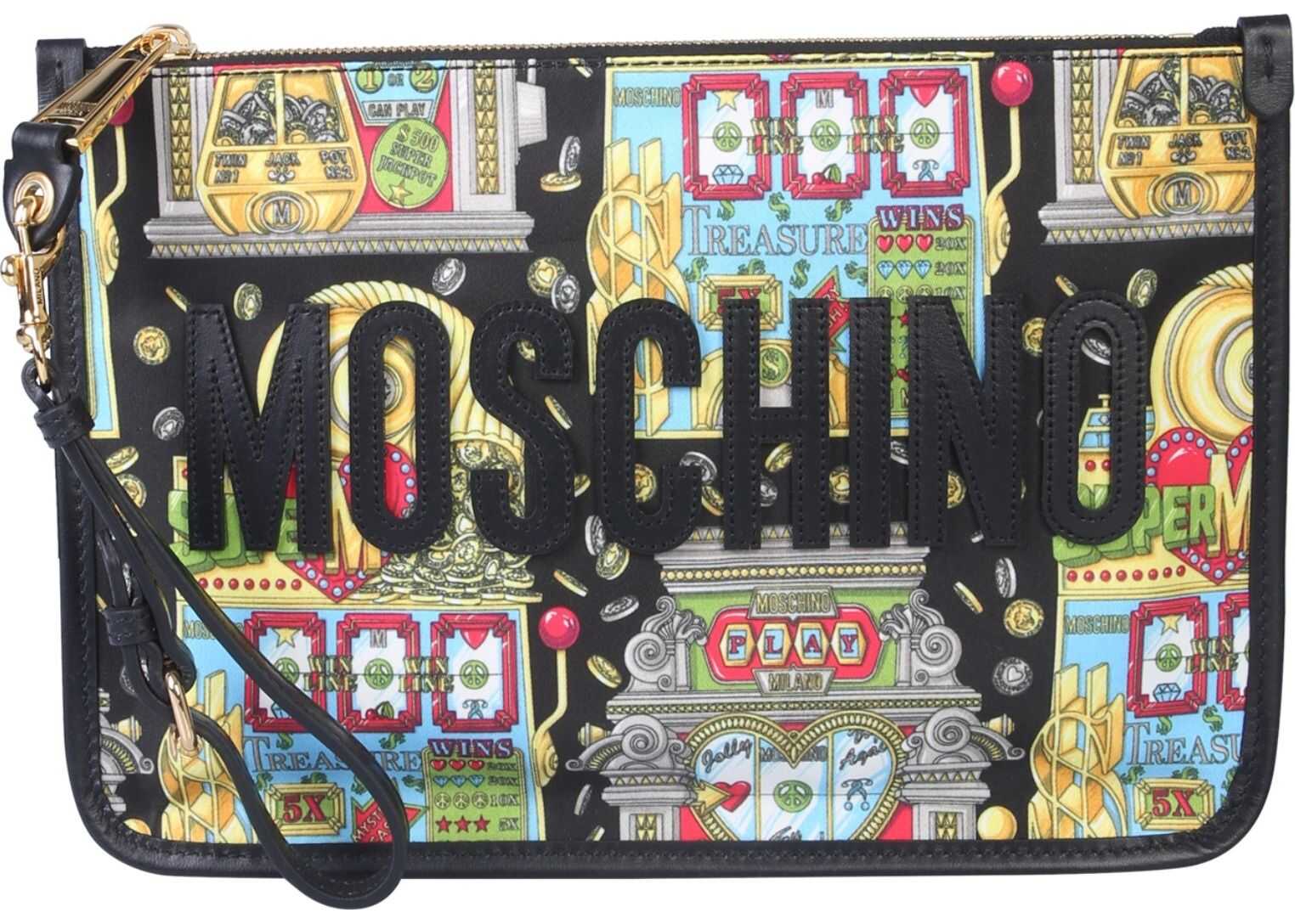 Moschino Slot Machine Clutch MULTICOLOUR