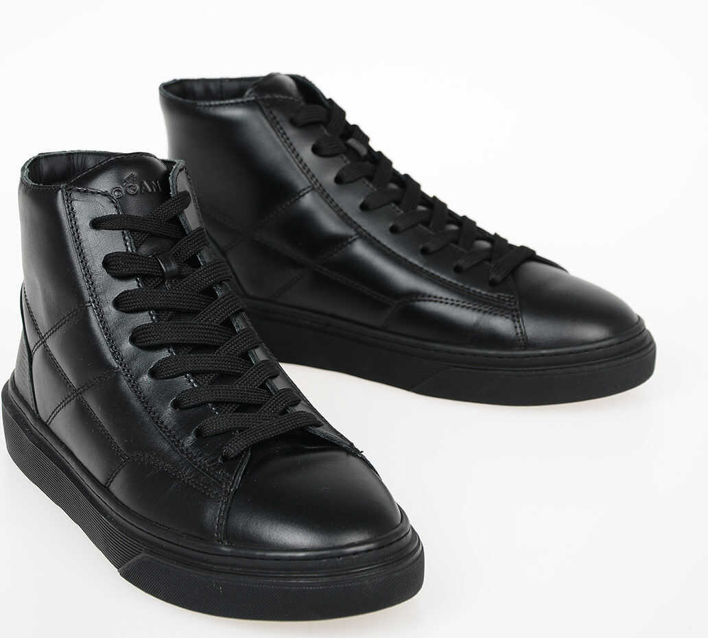 Hogan Leather H340 Sneakers* BLACK