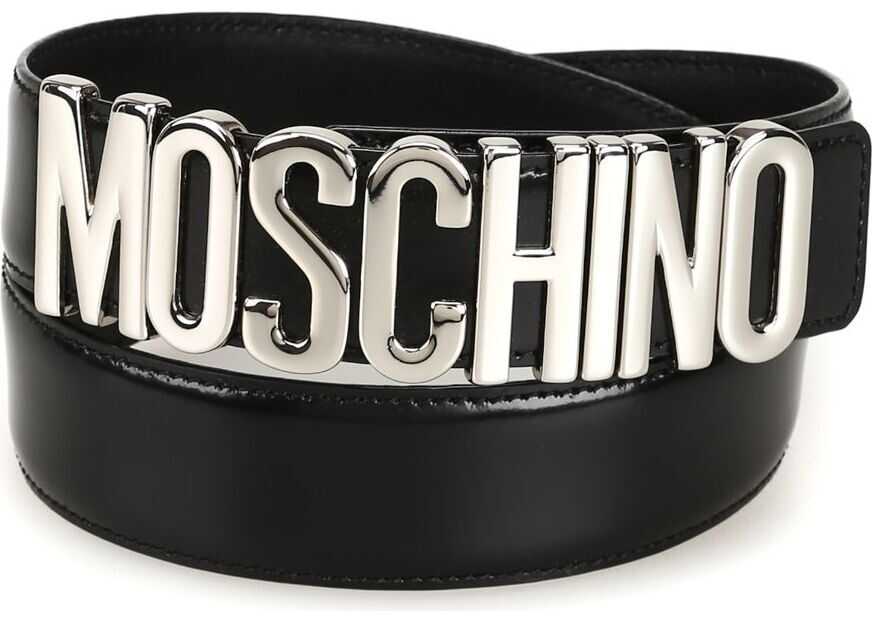 Moschino Leather Belt BLACK