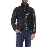 Geci de iarna Bruel Down Jacket In Black With White Logo Barbati