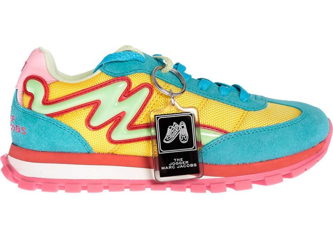 Marc Jacobs The Jogger Sneakers In Multicolor Turquoise