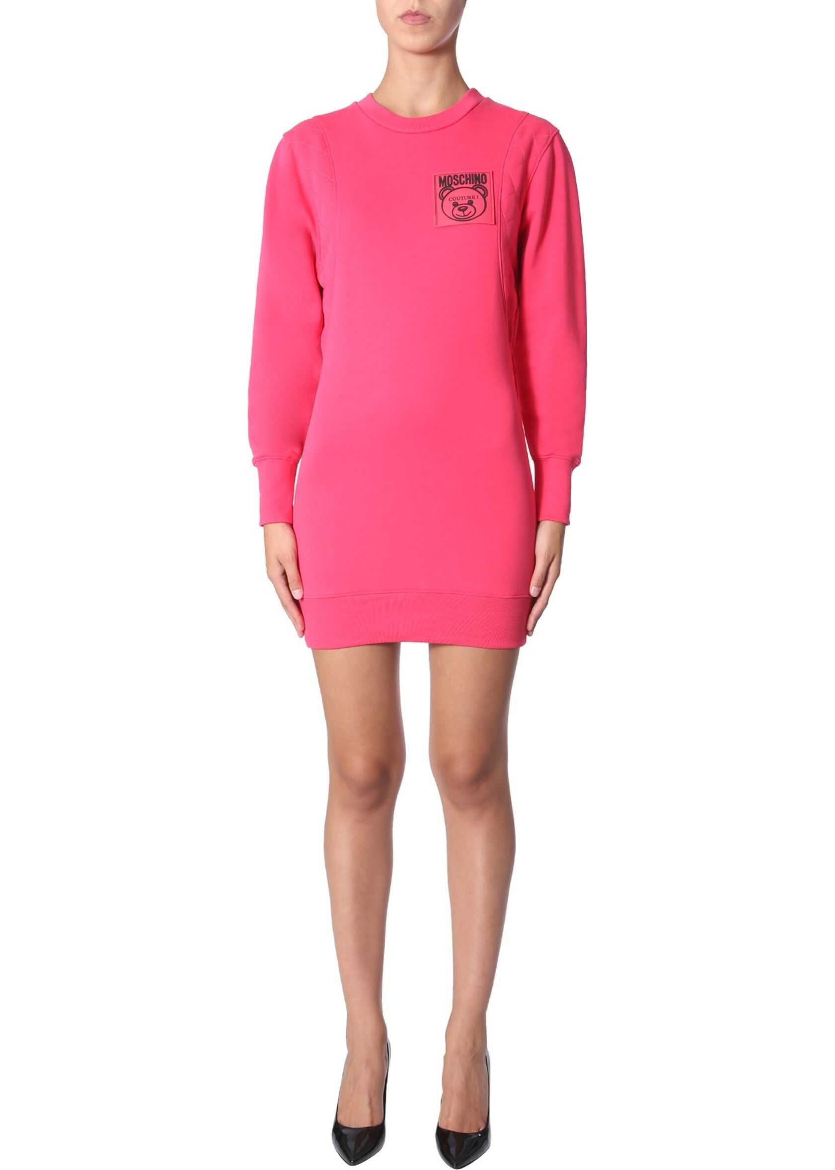 Moschino Sweat Dress FUCHSIA