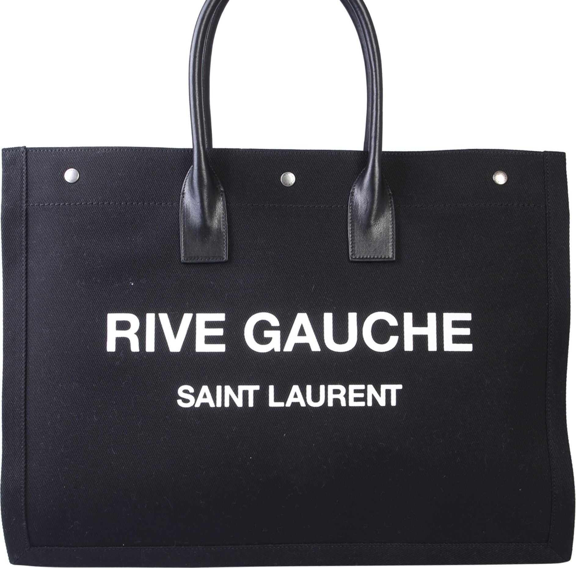 Saint Laurent Rive Gauche Tote Bag BLACK