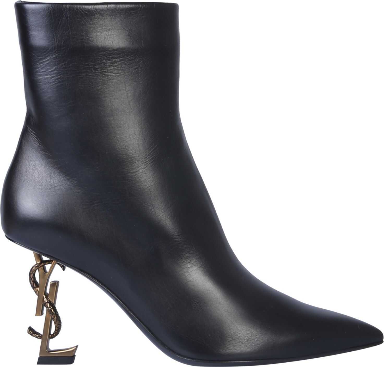 Cizma Saint Laurent Opyum 85 Boot BLACK