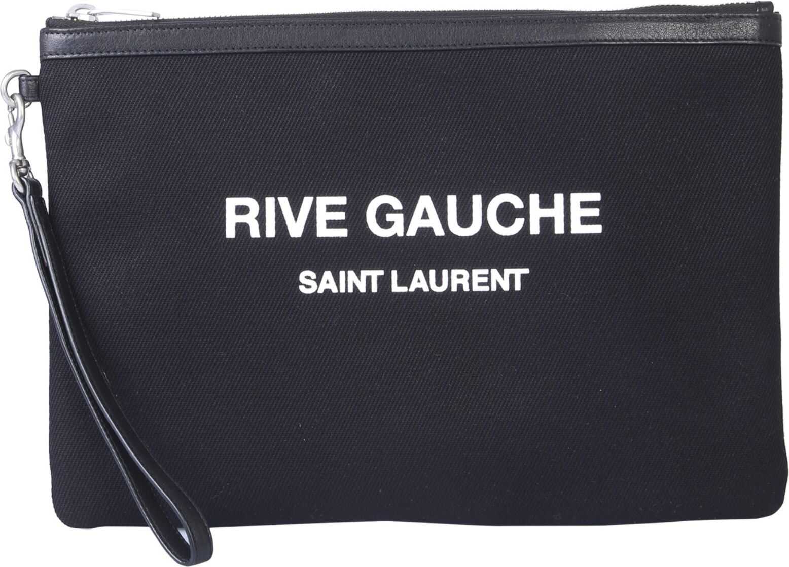Saint Laurent Rive Gauche Pouch BLACK