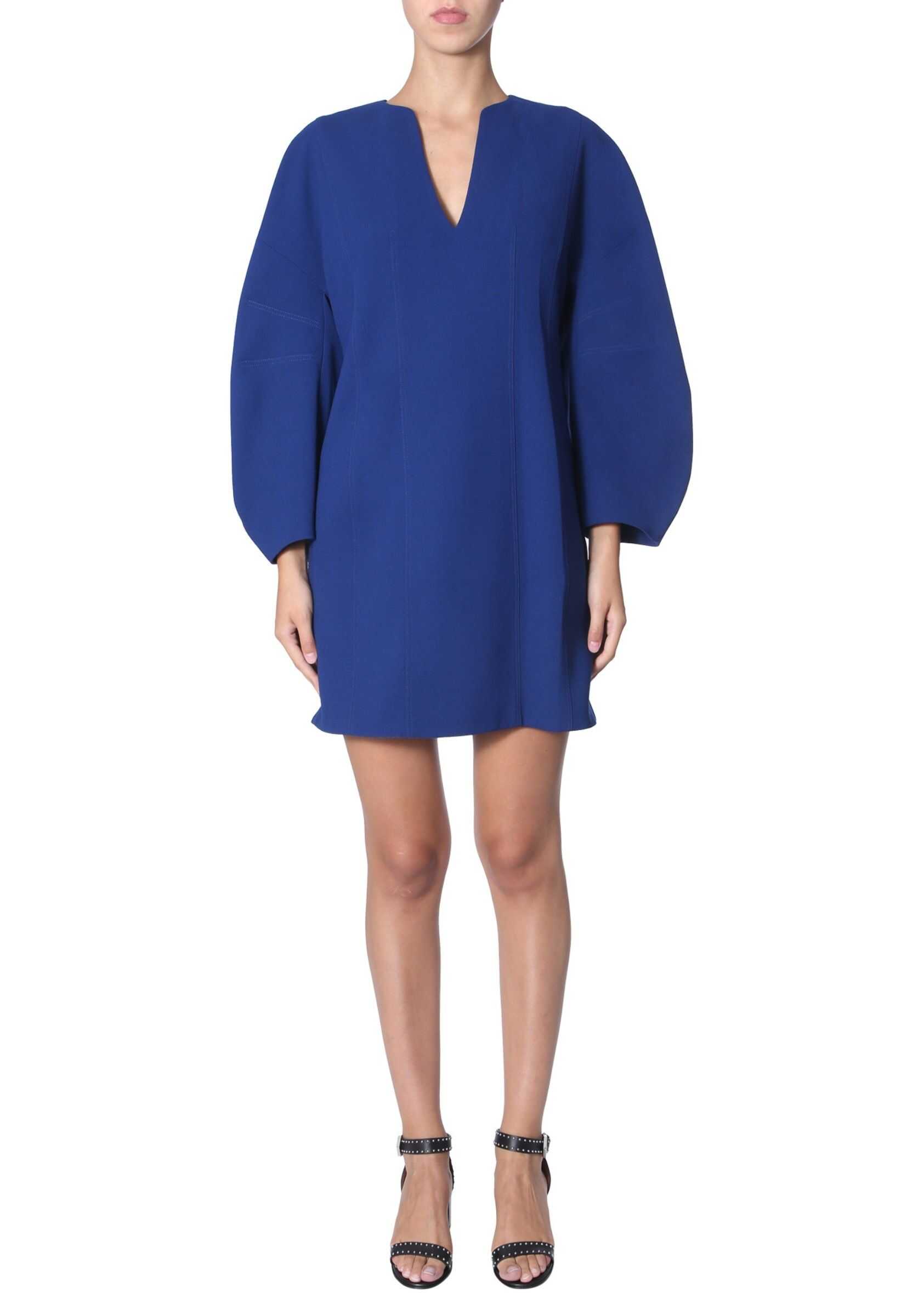 Puffed Sleeves Dress