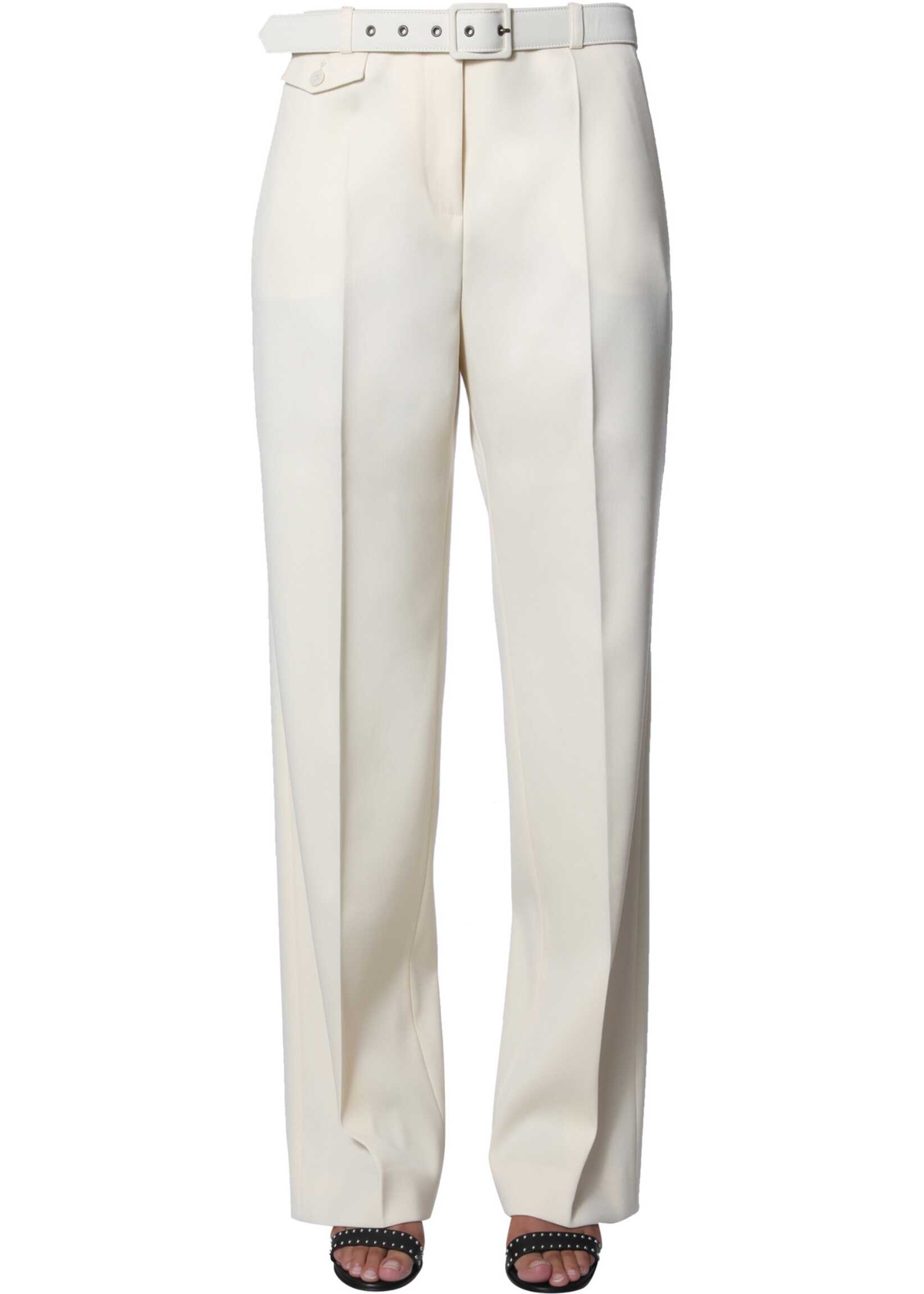Givenchy Pants With Belt WHITE