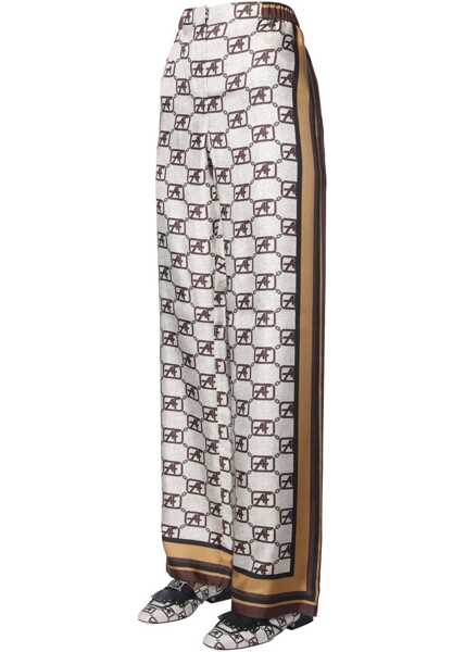 Pantaloni casual Alberta Ferretti Story Logo Pants BEIGE Femei (BM 6980917) 3