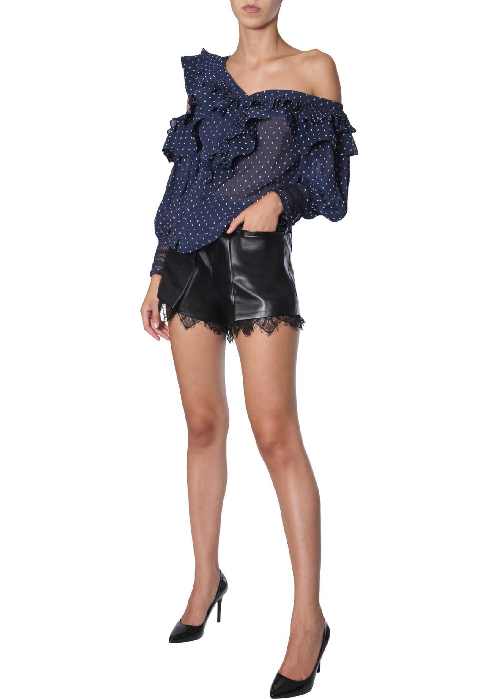 Self-Portrait Short With Pockets BLACK