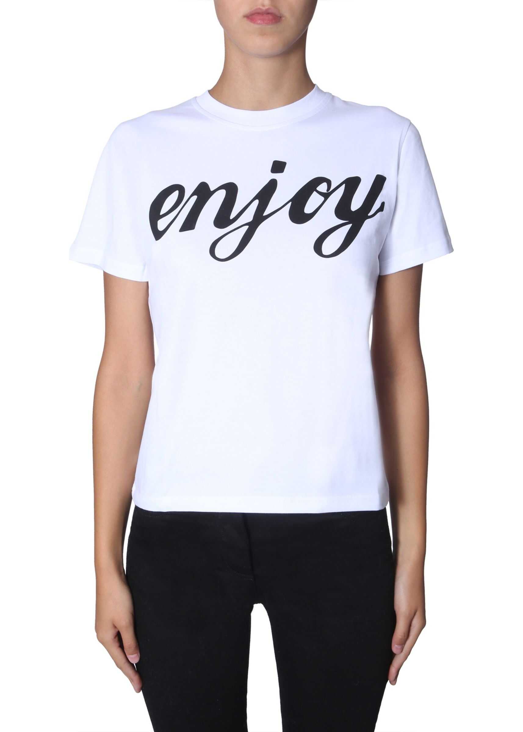 MCQ Alexander McQueen Round Neck T-Shirt WHITE