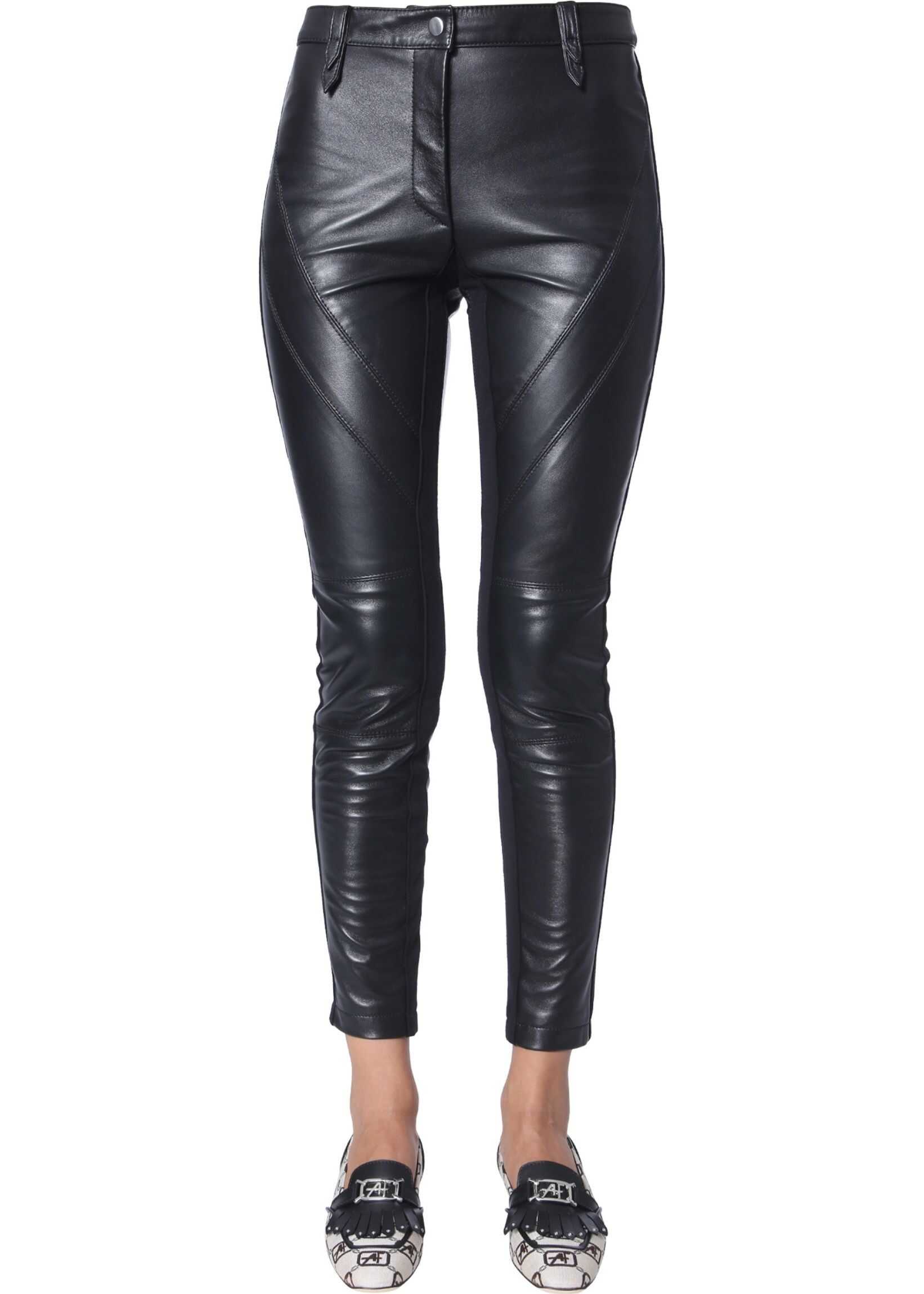 Alberta Ferretti Pants With Side Bands BLACK