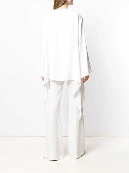 Bluze Alberta Ferretti Oversize Fit Blouse WHITE Femei (BM 6981946) 4