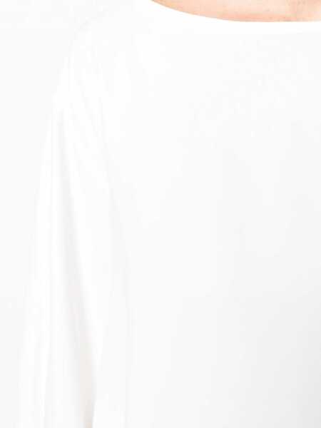 Bluze Alberta Ferretti Oversize Fit Blouse WHITE Femei (BM 6981946) 5