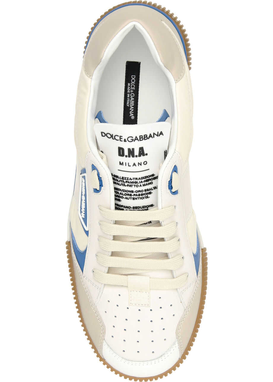 Dolce & Gabbana Miami Sneakers LATTE AZZURRO