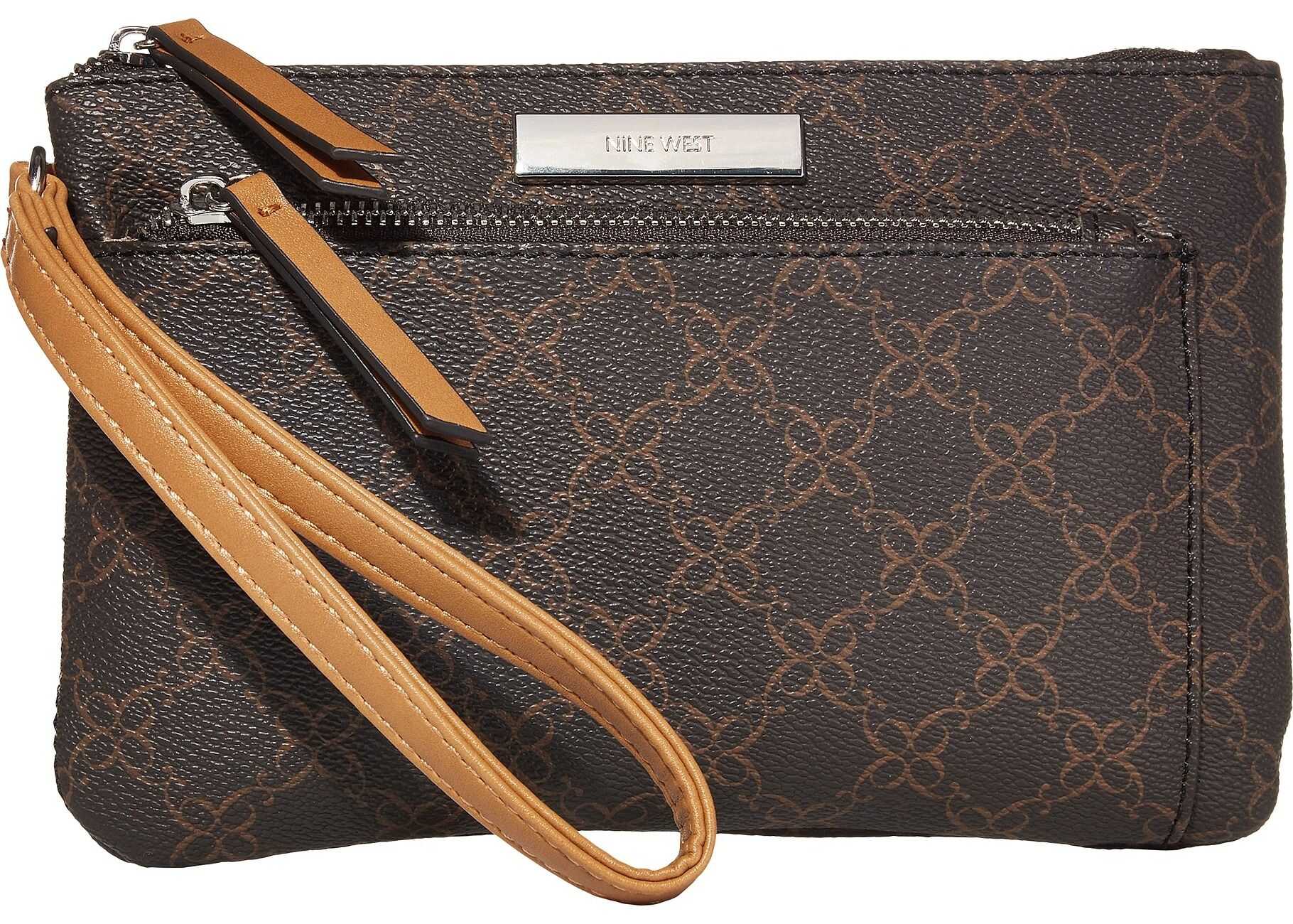 Nine West Vesper SLG Items Wristlet Coin & Card Cases Brown