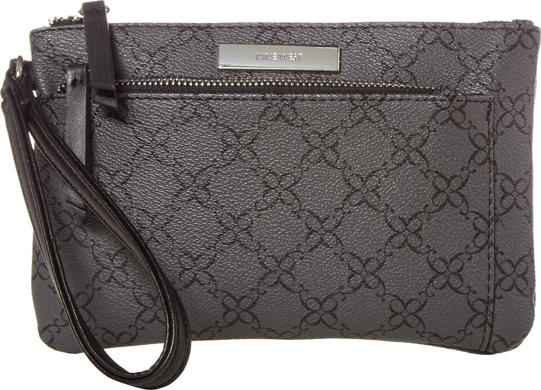 Nine West Vesper SLG Items Wristlet Coin & Card Cases Jet Black