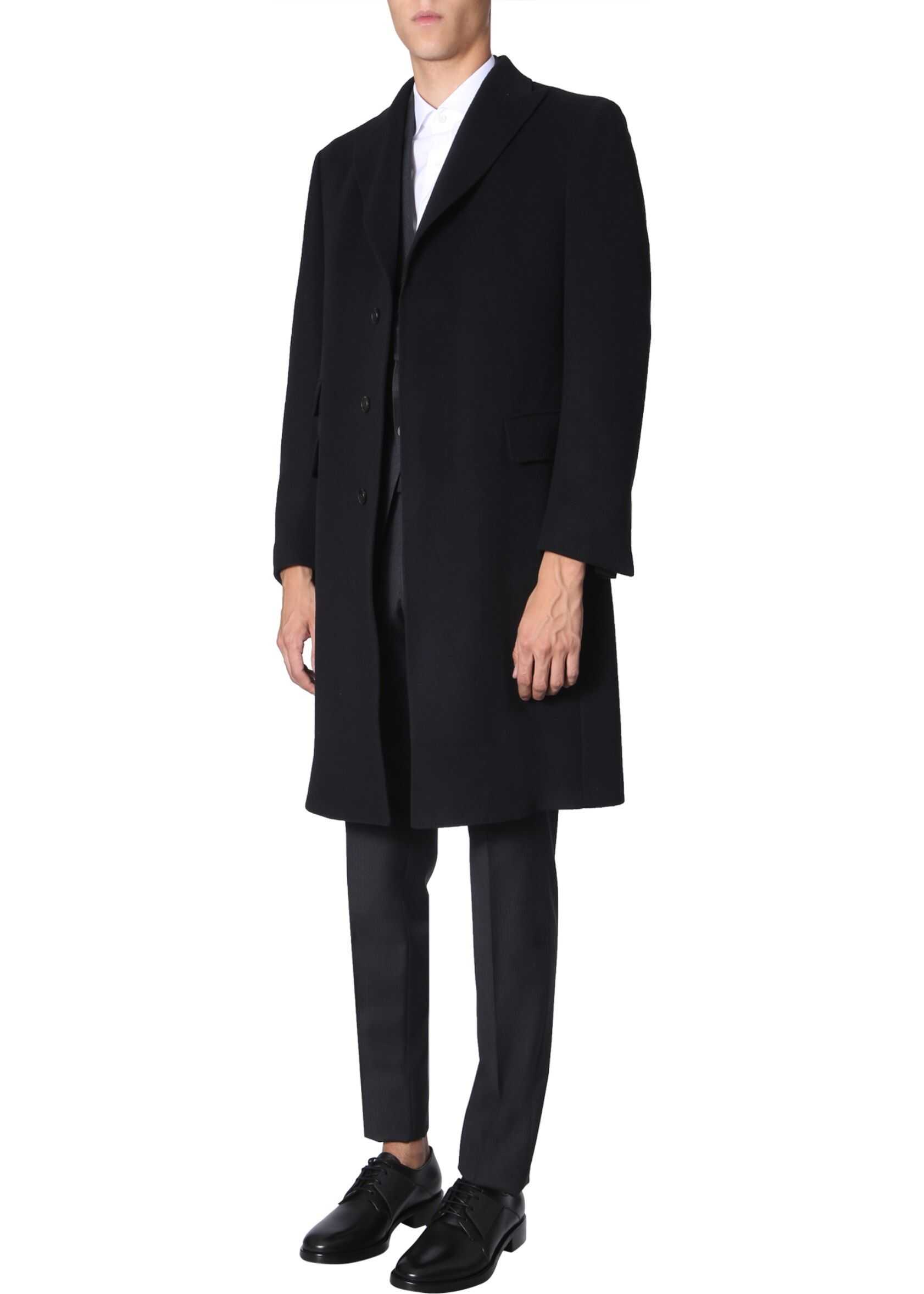 Z Zegna Wool Coat BLACK