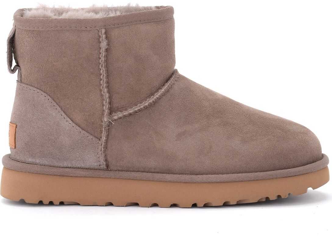 UGG Classic Ii Mini Boot In Taupe Color Sheepskin Brown