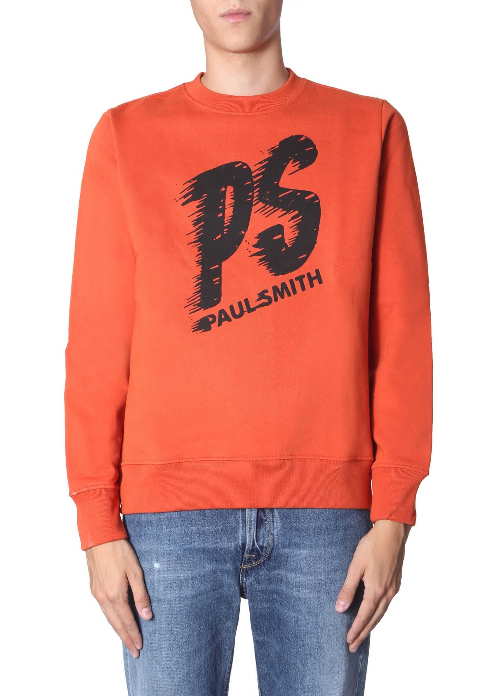 PS by Paul Smith Crew Neck Sweatshirt ORANGE