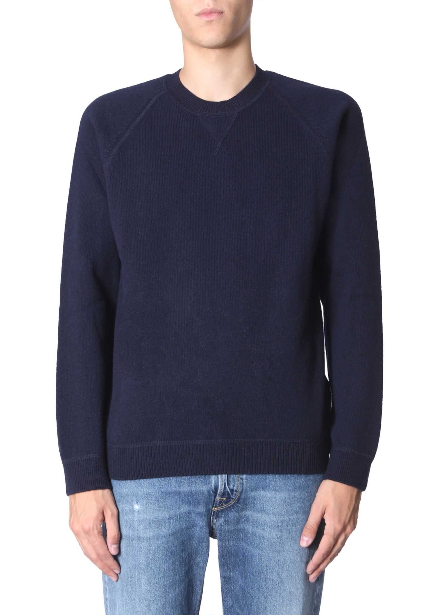 PS by Paul Smith Crew Neck Sweater BLUE