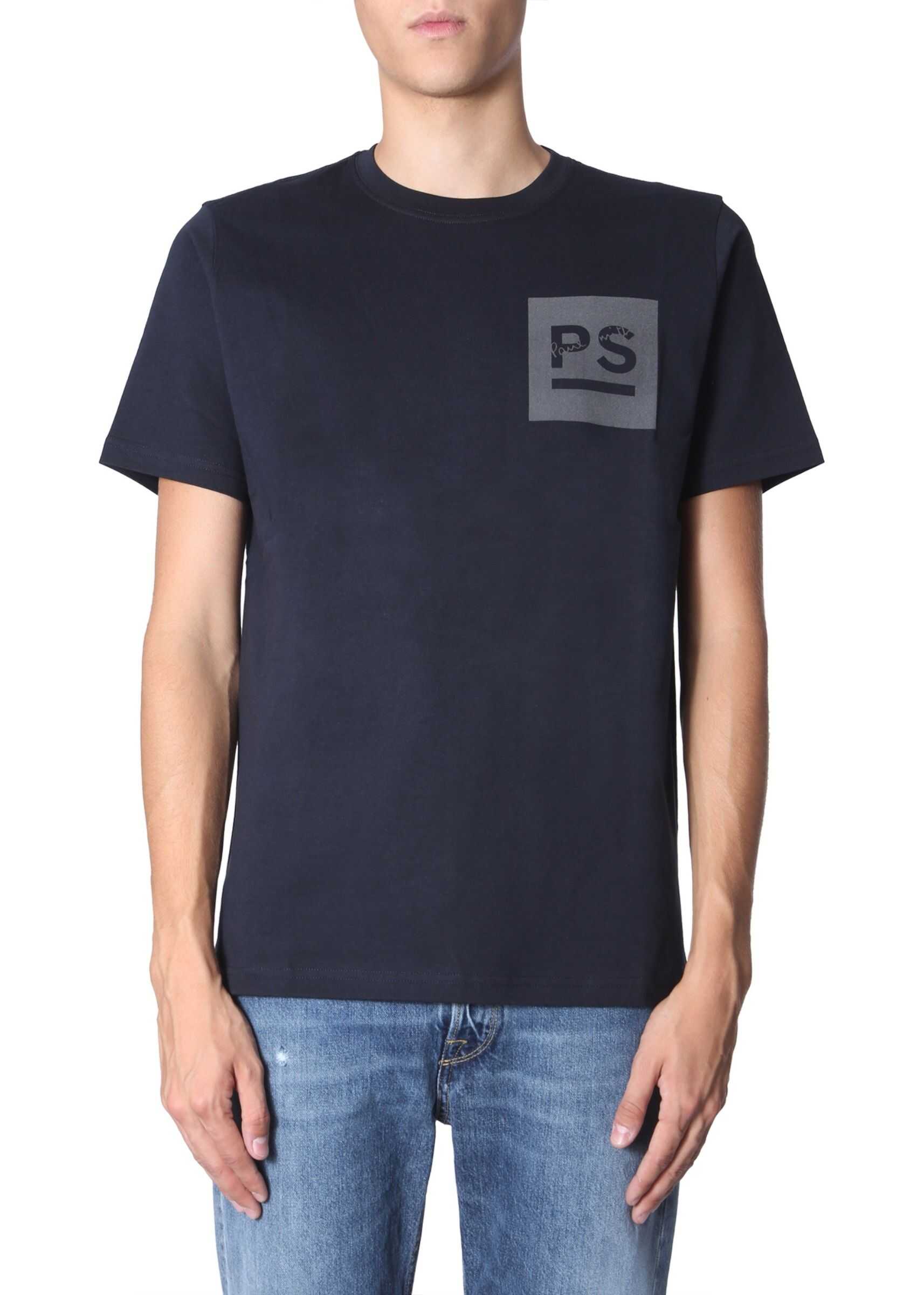 PS by Paul Smith "Ps Square" T-Shirt BLUE