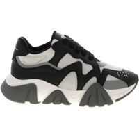 Sneakers Black Sneakers With Mesh Details Barbati