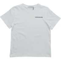 Tricouri White T-Shirt With Calvin Klein Jeans Print Baieti