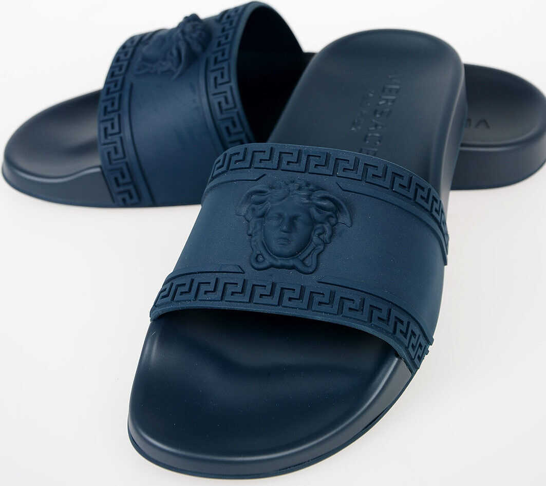 Versace Rubber Slipper BLUE