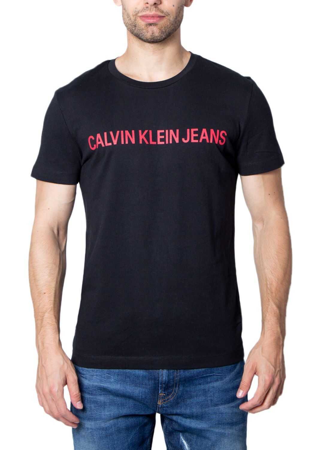 Calvin Klein Jeans Cotton T-Shirt BLACK