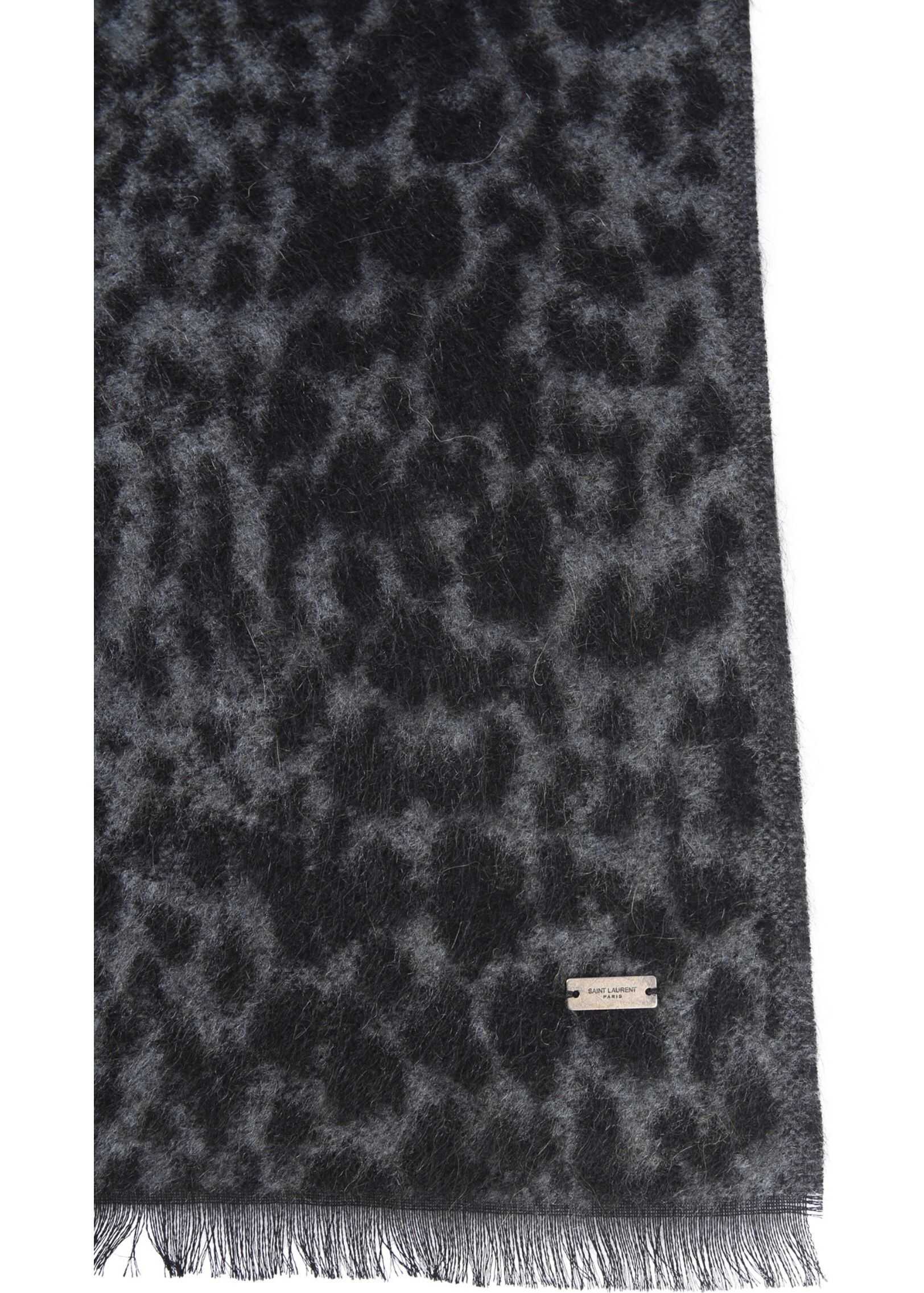 Saint Laurent Etole Leopard Scarf ANIMALIER