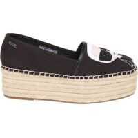 Espadrile Black Kamini Espadrillas With Logo* Femei