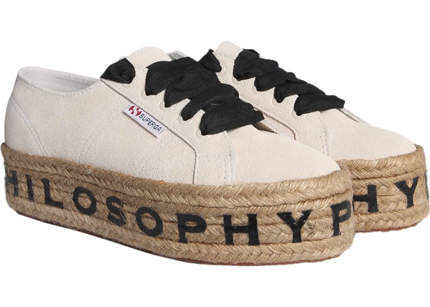 Philosophy di Lorenzo Serafini Rope Platform Sneaker IVORY