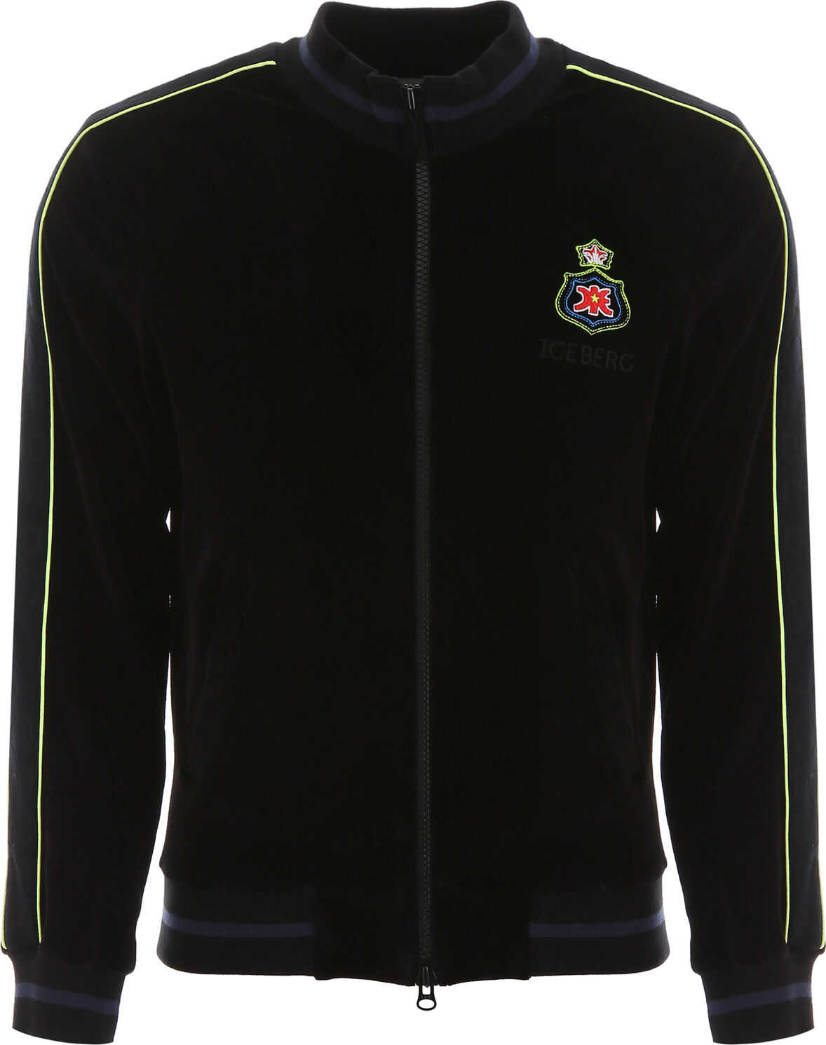 Bluza Iceberg Track Jacket With Logo Bands NERO