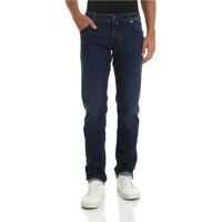 Blugi slim fit Light Faded-Effect Blue Jeans Barbati