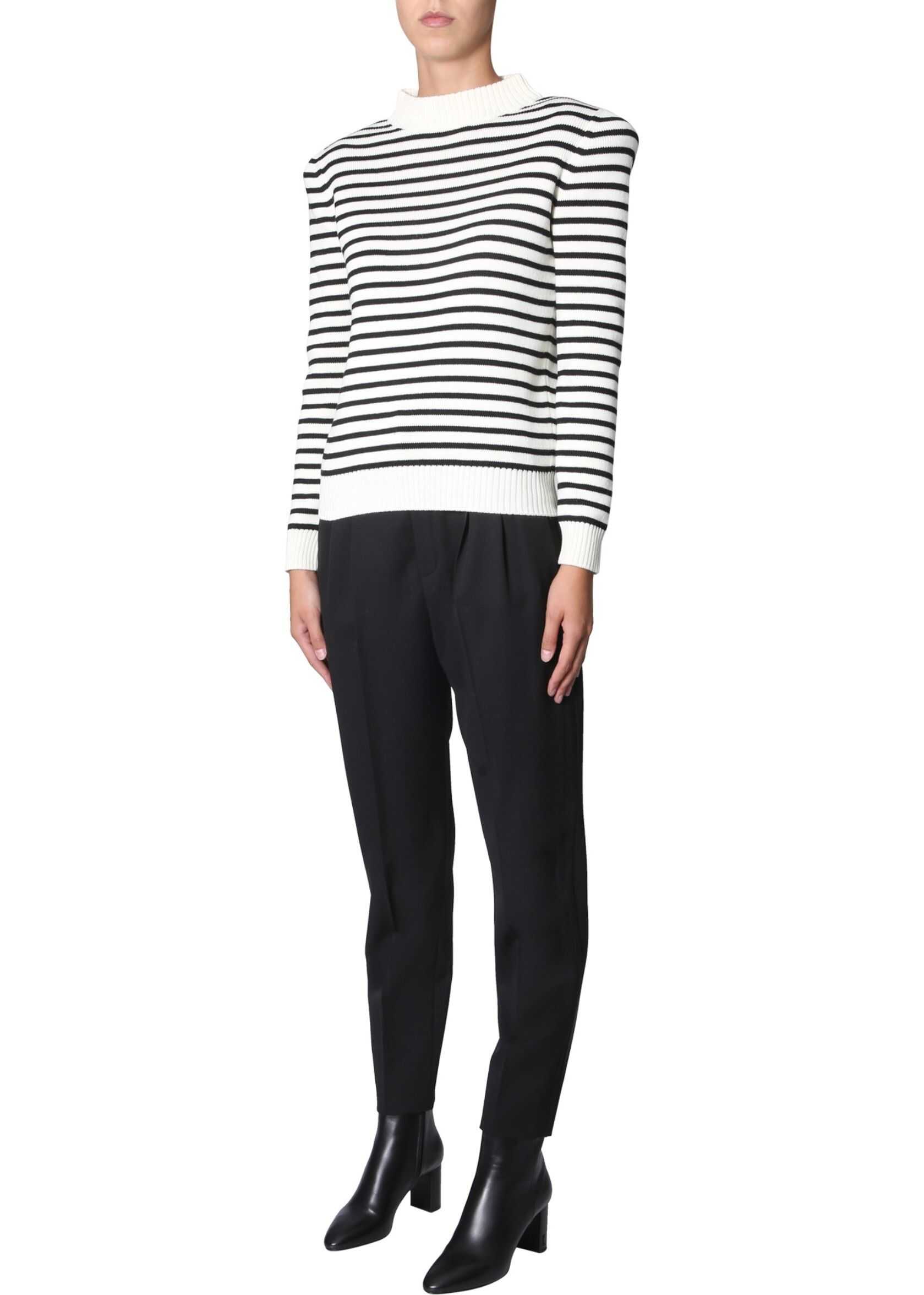 Saint Laurent Shirt With Shoulder WHITE