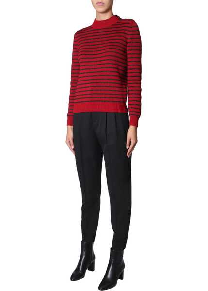 Pulovere Saint Laurent Crew Neck Sweater RED Femei (BM 6999454) 2