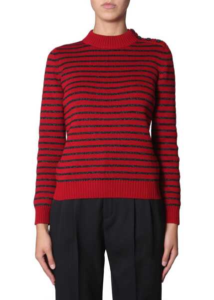 Pulovere Saint Laurent Crew Neck Sweater RED Femei (BM 6999454) 1