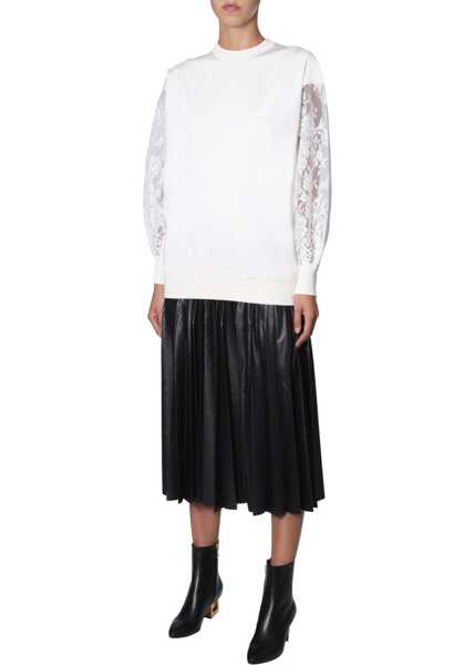 Pulovere casual Givenchy Oversize Fit Shirt WHITE Femei (BM 6999469) 2