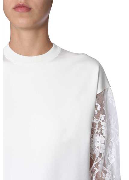 Pulovere casual Givenchy Oversize Fit Shirt WHITE Femei (BM 6999469) 4