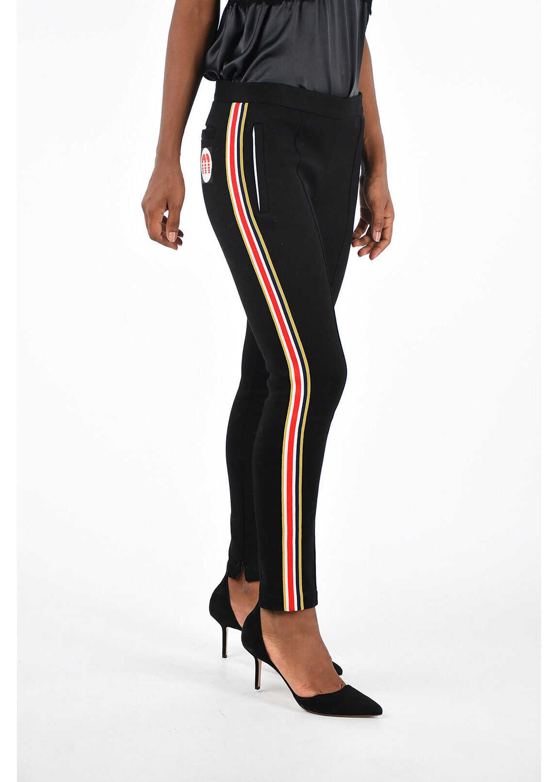 Miu Miu Cotton Blend Pants BLACK