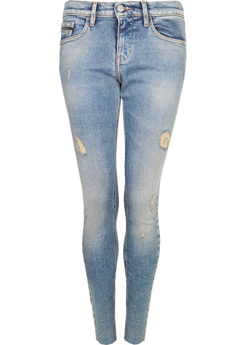 Blug Calvin Klein Skinny J20J204667 Niebieski