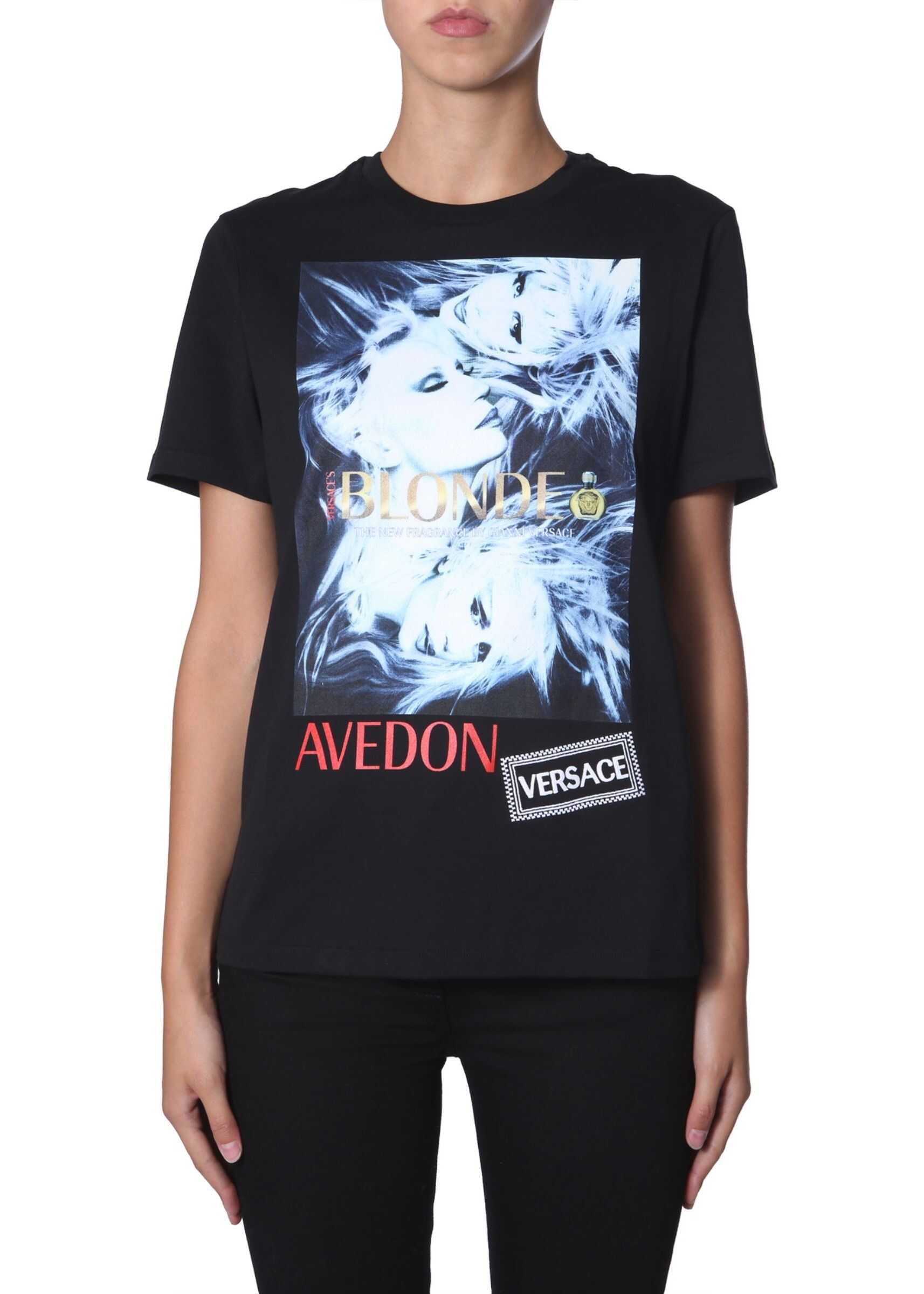 Versace Round Neck T-Shirt BLACK