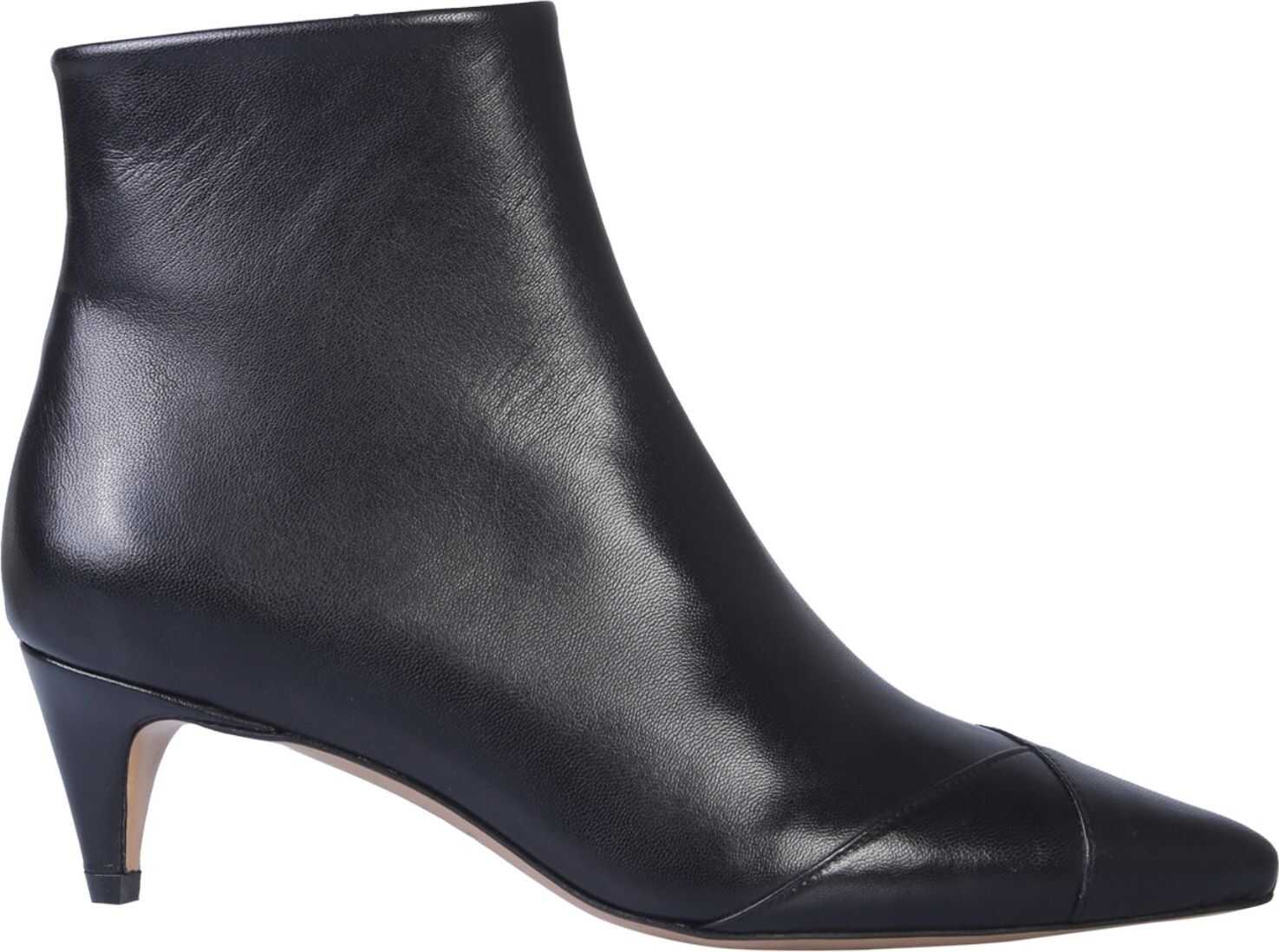 Cizma Isabel Marant Asymmetric Story Boot BLACK