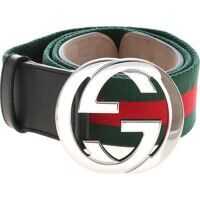 Curele Gucci Web Belt With Gg Buckle