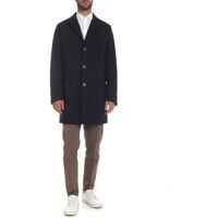 Trenciuri Thermo Classic Trench Coat In Blue Barbati