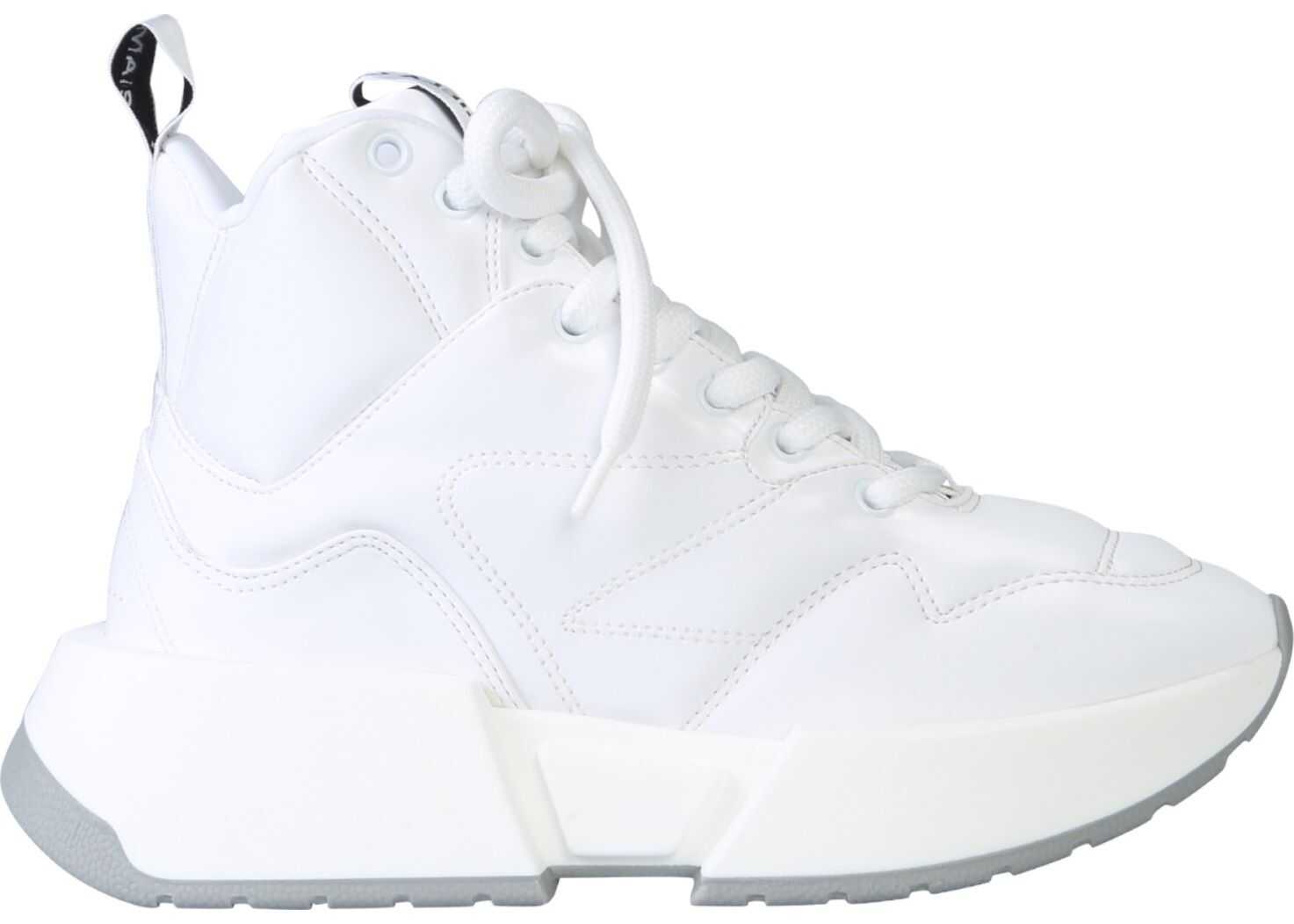 MM6 Maison Margiela High-Top Runner Sneaker WHITE